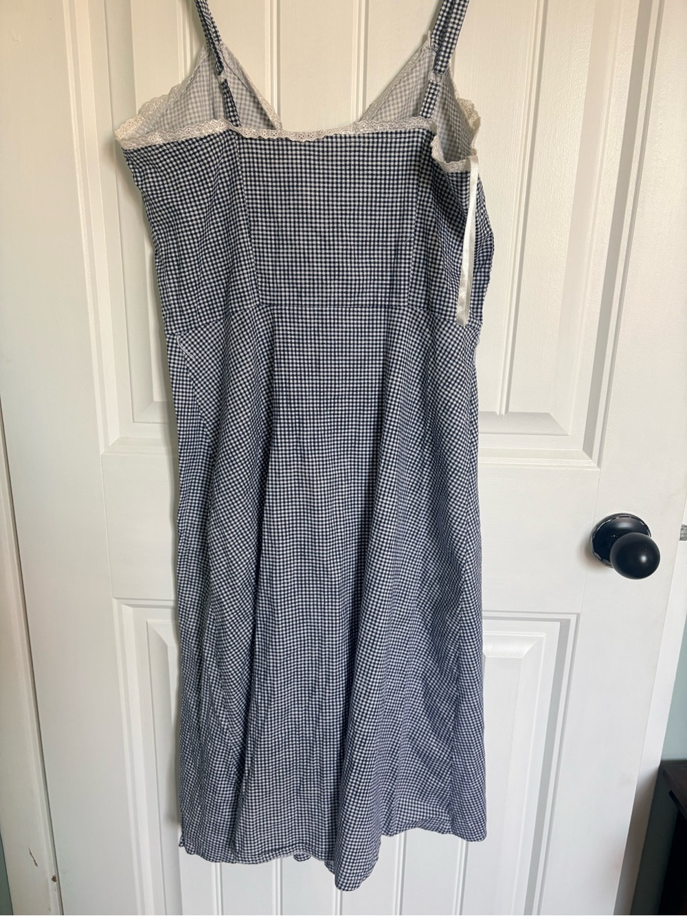 Reitmans Gingham Lace‑Trim Dress Cottagecore | Summer Picnic | Beach Costal - Picture 7 of 8